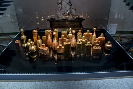 Detail from the Esprit Dior exhibition at Shanghai Museum of Contemporary Art at September 29, 2013. Exhibition was hold between September 13th and November 10th 2013.のeditorial素材