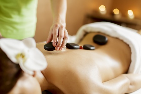 Hot stone massage therapy