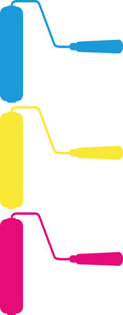 Paint rollerのイラスト素材
