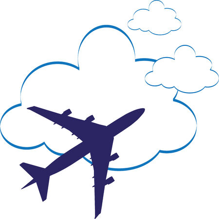 Airplaneのイラスト素材