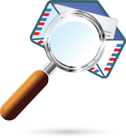 Mail searchのイラスト素材