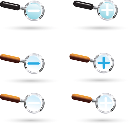 Zoom in outのイラスト素材