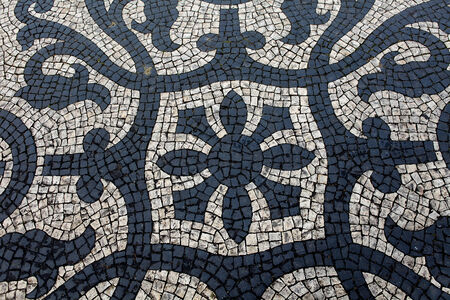 Lisbon pavementの写真素材