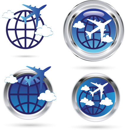 Air transportのイラスト素材