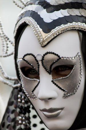 Traditional venetian carnival maskのeditorial素材