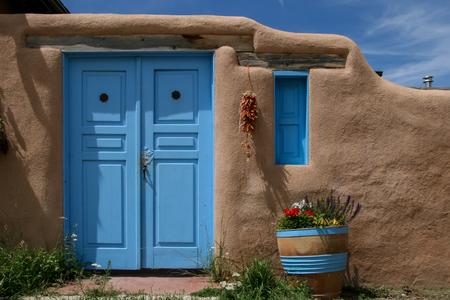 Ranchos de Taos in New Mexicoの写真素材