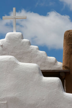 San Geronimo Chapel in Taos Pueblo, USAの写真素材