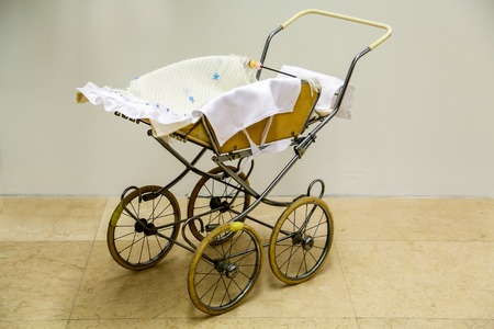 Vintage baby stroller