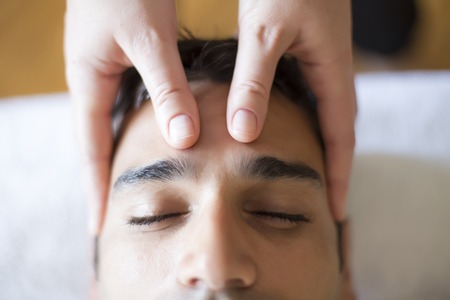 Facial massageの写真素材