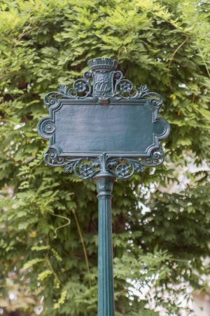 Empty street signの写真素材