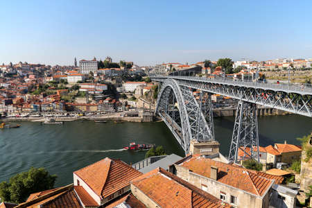 Douro river in Porto, Portugalのeditorial素材