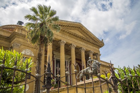 Teatro Massimo in Palermo, Sicilyのeditorial素材