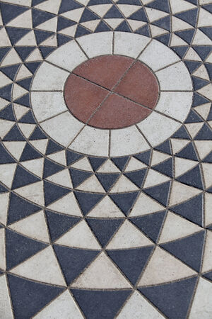 Geometrical paving from Marmaris, Turkeyの写真素材