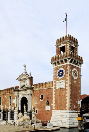 Arsenale in Castello in Veniceの写真素材