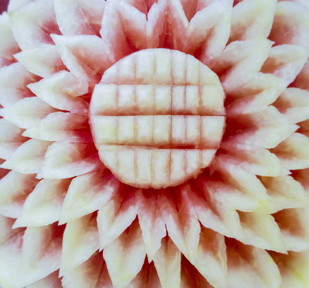 Watermelon carvingsの写真素材