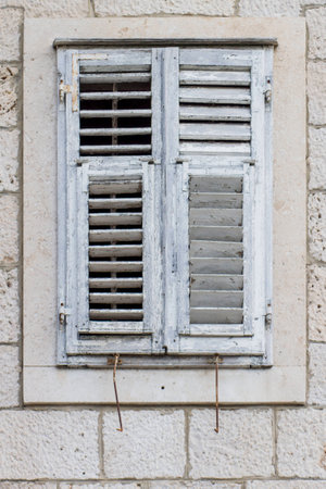 Window from Korcula, Croatiaの写真素材