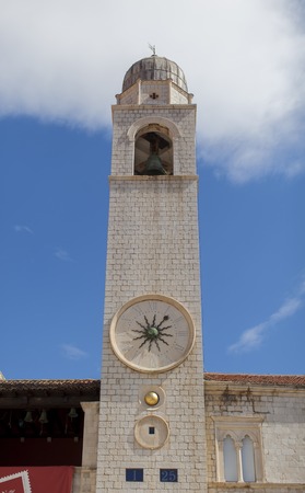 Clock tower in Dubrovnikの写真素材