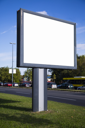 Empty billboard with copy spaceの写真素材