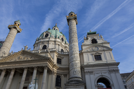 Karlskirche, Viennaの写真素材
