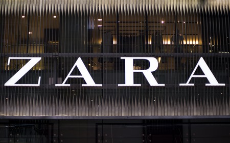 SYDNEY, AUSTRALIA - FEBRUARY 9, 2015: Zara shop in Sidney, Australia. It is a company dedicated to the manufacturing of home textiles and was founded at 2003.のeditorial素材