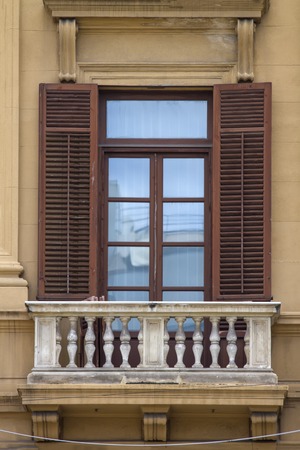 Old window from Sicilyの写真素材
