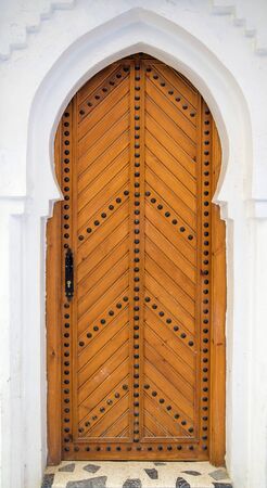 Door from Chefchaouen, Moroccoの写真素材