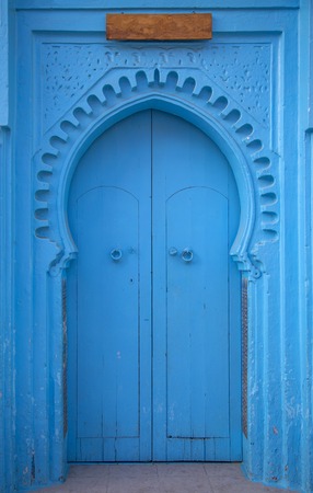 Chefchaouen town in Moroccoの写真素材