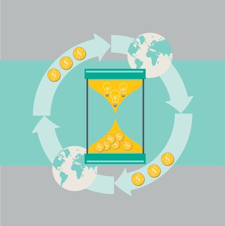Vector illustration of the business conceptのイラスト素材
