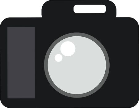 Vector illustration of the vintage cameraのイラスト素材