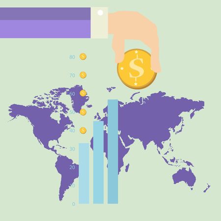 Vector illustration of the business conceptのイラスト素材