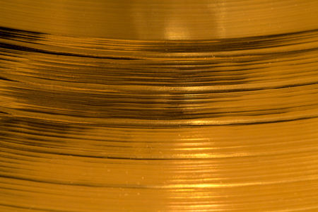 Closeup detail of the cymbalの写真素材