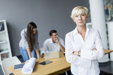 Woman in the officeの写真素材