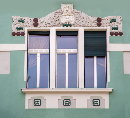 Window from Timisoara, Romaniaの写真素材