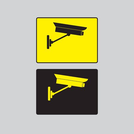 Vector illustratio n of thhe video surveillance iconのイラスト素材