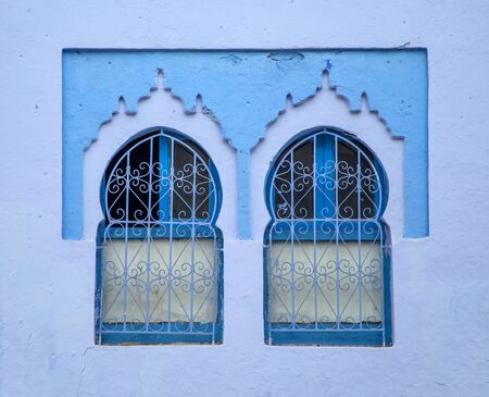 Window from Chefchaouen, Moroccoの写真素材