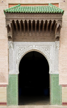 Moroccan door from Marrakesh, Moroccoの写真素材
