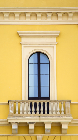 Old window from Bari, Italyの写真素材