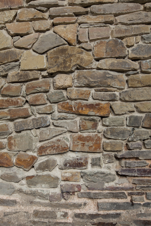 Detail of the stone wallの写真素材