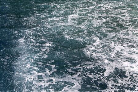 Detail of the sea water surfaceの写真素材