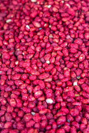Peanuts on the market in Marrakeshの写真素材