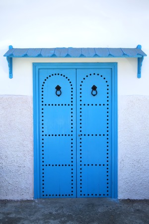 Old moroccan door from Rabatの写真素材
