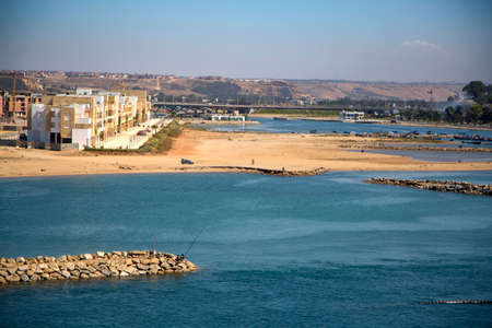 Beach in Rabat, Moroccoの写真素材