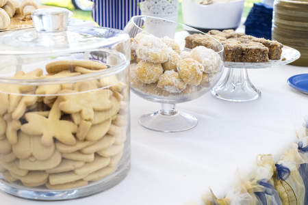 Sweet on the tableの写真素材