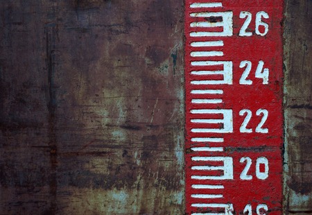 Water level scaleの写真素材