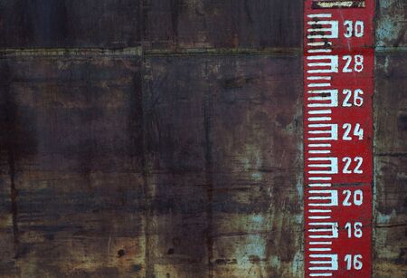 Water level scaleの写真素材