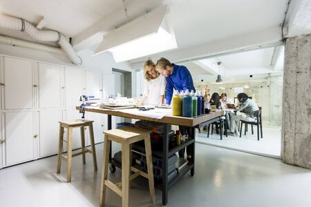 Young people in the office