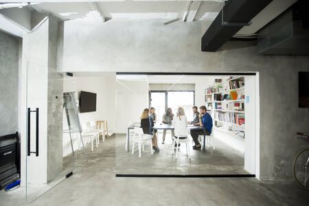 Young people in the officeの写真素材