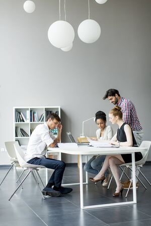 Young people in the officeの写真素材