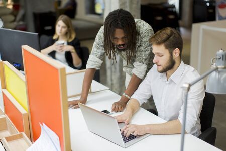 Young people in the office