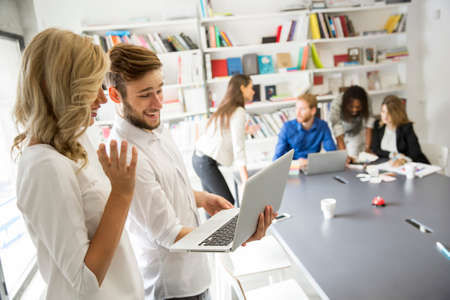 Young people in the office